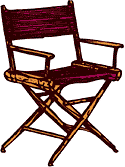 Illustration of director's chair