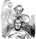 Illustration of barber from Sweeney Todd