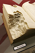 Mutilated book