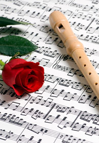 Recorder and rose